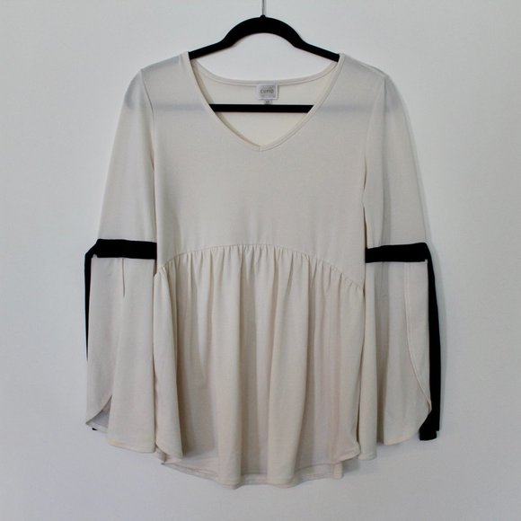 White flowing blouse Clearance